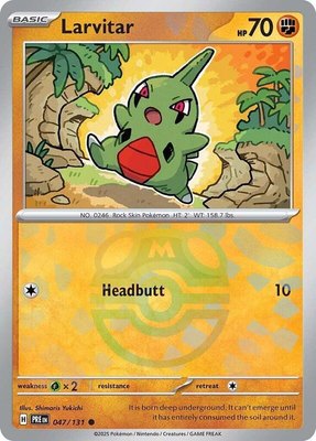 Larvitar (Master Ball Pattern), Prismatic Evolutions