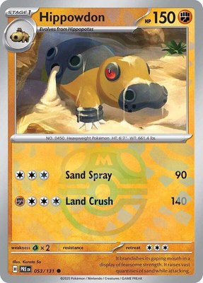 Hippowdon (Master Ball Pattern), Prismatic Evolutions