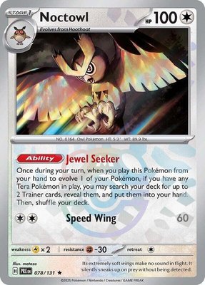 Noctowl (Master Ball Pattern), Prismatic Evolutions