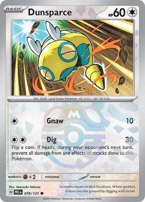 Dunsparce (Master Ball Pattern), Prismatic Evolutions