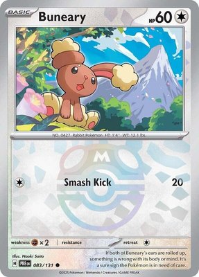 Buneary (Master Ball Pattern), Prismatic Evolutions