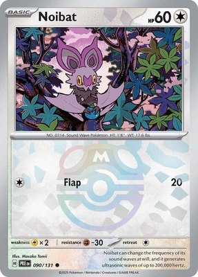 Noibat (Master Ball Pattern), Prismatic Evolutions