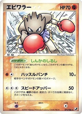 Hitmonchan, Golden Sky, Silvery Ocean