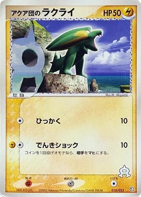 Team Aqua's Electrike, Aqua Deck Kit