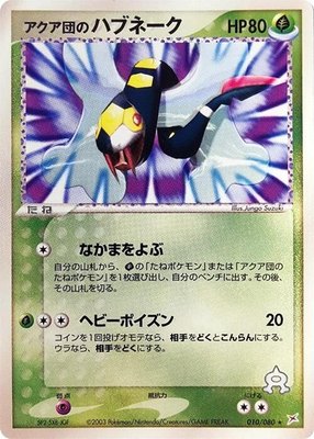Team Aqua's Seviper, Magma VS Aqua: Two Ambitions