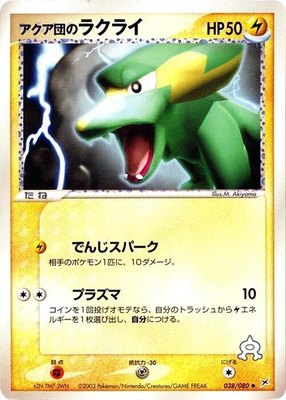 Team Aqua's Electrike, Magma VS Aqua: Two Ambitions