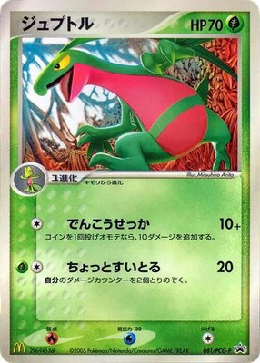 Grovyle -P, PCG-P Promotional cards