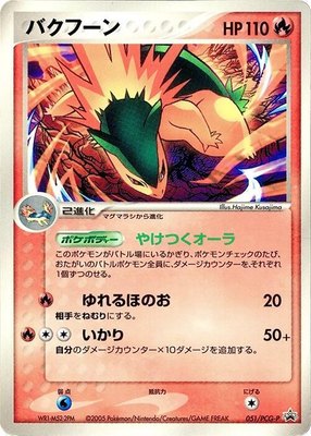 Typhlosion -P, PCG-P Promotional cards