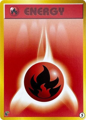 Basic Fire Energy, Intro Pack Neo (Chikorita)