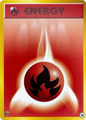 Basic Fire Energy, Intro Pack Neo (Chikorita)