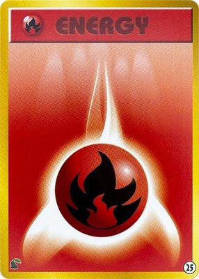Basic Fire Energy, Intro Pack Neo (Chikorita)