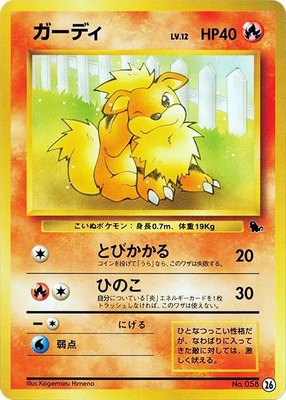 Growlithe, Intro Pack (Squirtle)