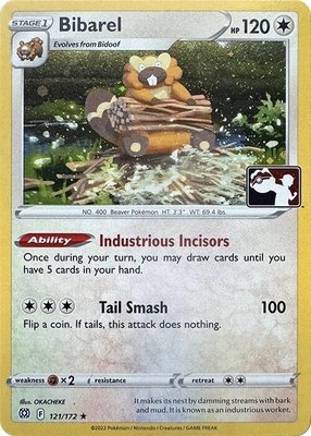 Bibarel (Cosmos Holo), Prize Pack Series Cards