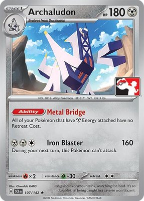 Archaludon, Prize Pack Series Cards