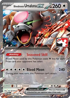 Bloodmoon Ursaluna ex, Prize Pack Series Cards