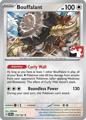 Bouffalant, Prize Pack Series Cards