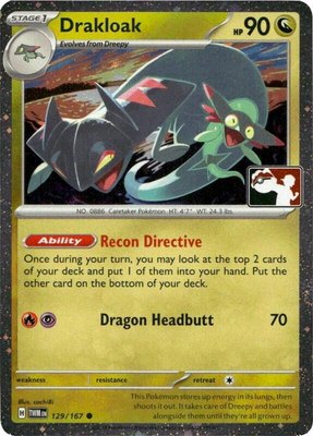 Drakloak (Cosmos Holo), Prize Pack Series Cards