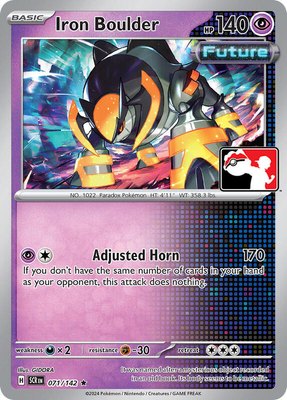 Iron Boulder, Prize Pack Series Cards
