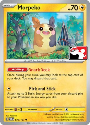 Morpeko, Prize Pack Series Cards