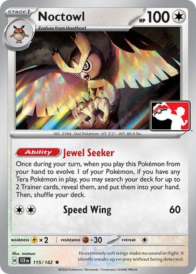 Noctowl, Prize Pack Series Cards