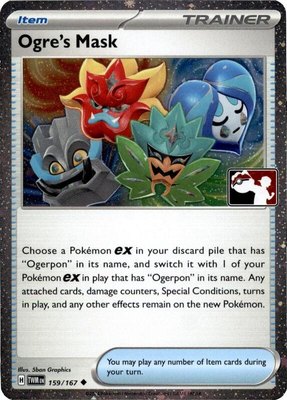 Ogre's Mask (Cosmos Holo), Prize Pack Series Cards