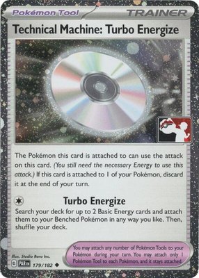 Technical Machine: Turbo Energize (Cosmos Holo), Prize Pack Series Cards