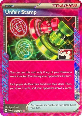 Unfair Stamp, Prize Pack Series Cards