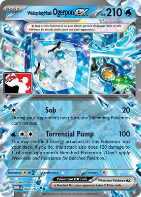 Wellspring Mask Ogerpon ex, Prize Pack Series Cards