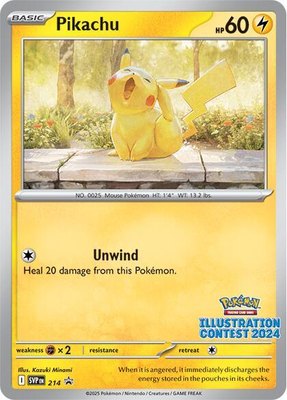 Pikachu (Illustration Contest 2024), Scarlet & Violet Promo Cards