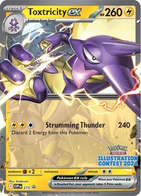 Toxtricity ex (Illustration Contest 2024), Scarlet & Violet Promo Cards