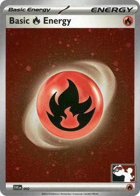 Basic Fire Energy (Cosmos Holo), Prize Pack Series Cards