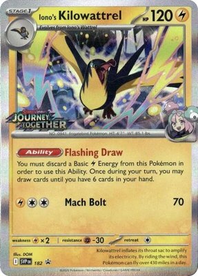 Iono's Kilowattrel (Prerelease), Scarlet & Violet Promo Cards
