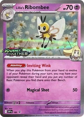 Lillie's Ribombee (Prerelease), Scarlet & Violet Promo Cards