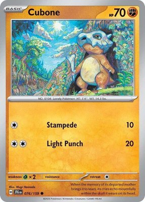 Cubone, Journey Together