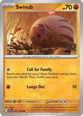 Swinub, Journey Together
