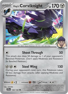 Hop's Corviknight, Journey Together