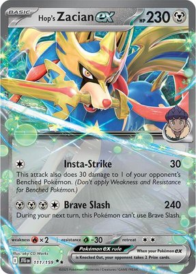 Hop's Zacian ex, Journey Together