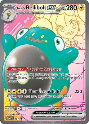 Iono's Bellibolt ex, Scarlet & Violet Promo Cards