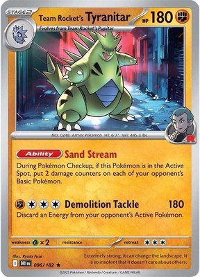 Team Rocket's Tyranitar, Destined Rivals