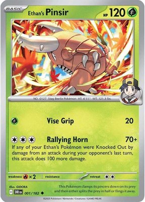 Ethan's Pinsir, Destined Rivals