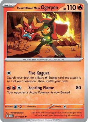 Hearthflame Mask Ogerpon, Destined Rivals