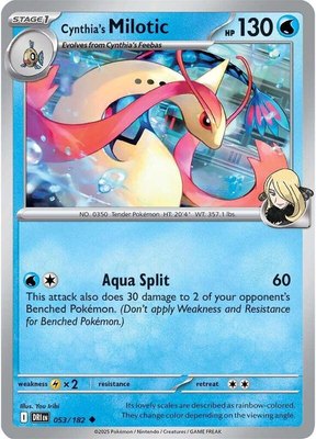Cynthia's Milotic, Destined Rivals