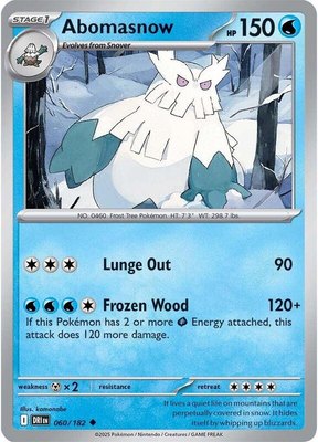 Abomasnow, Destined Rivals