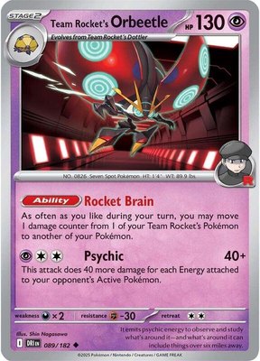 Team Rocket's Orbeetle, Destined Rivals