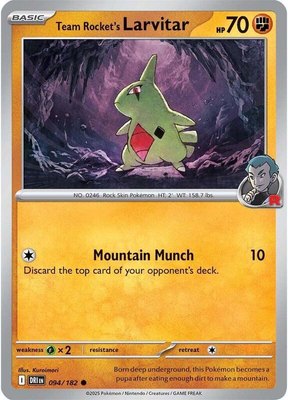 Team Rocket's Larvitar, Destined Rivals