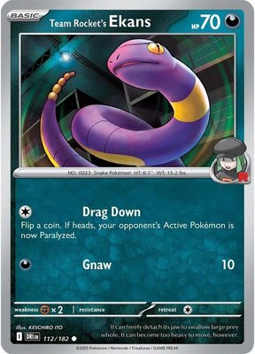 Team Rocket's Ekans, Destined Rivals
