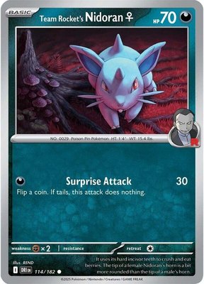 Team Rocket's Nidoran F, Destined Rivals