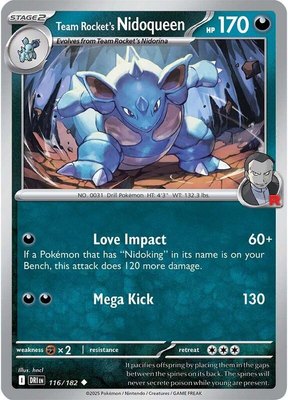 Team Rocket's Nidoqueen, Destined Rivals