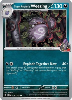 Team Rocket's Weezing, Destined Rivals