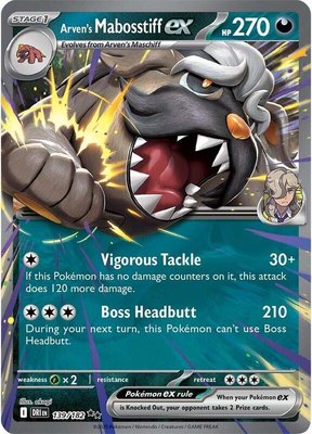 Arven's Mabosstiff ex, Destined Rivals